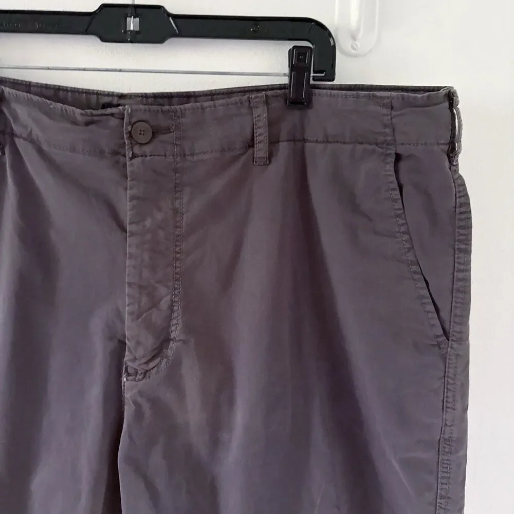 American Eagle Shorts Men 44 Gray Next Level Flex Longer Length Chino Cotton AE